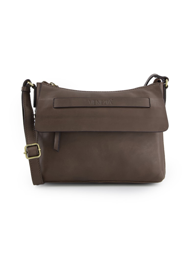 Geanta crossbody din piele cu bareta ajustabila