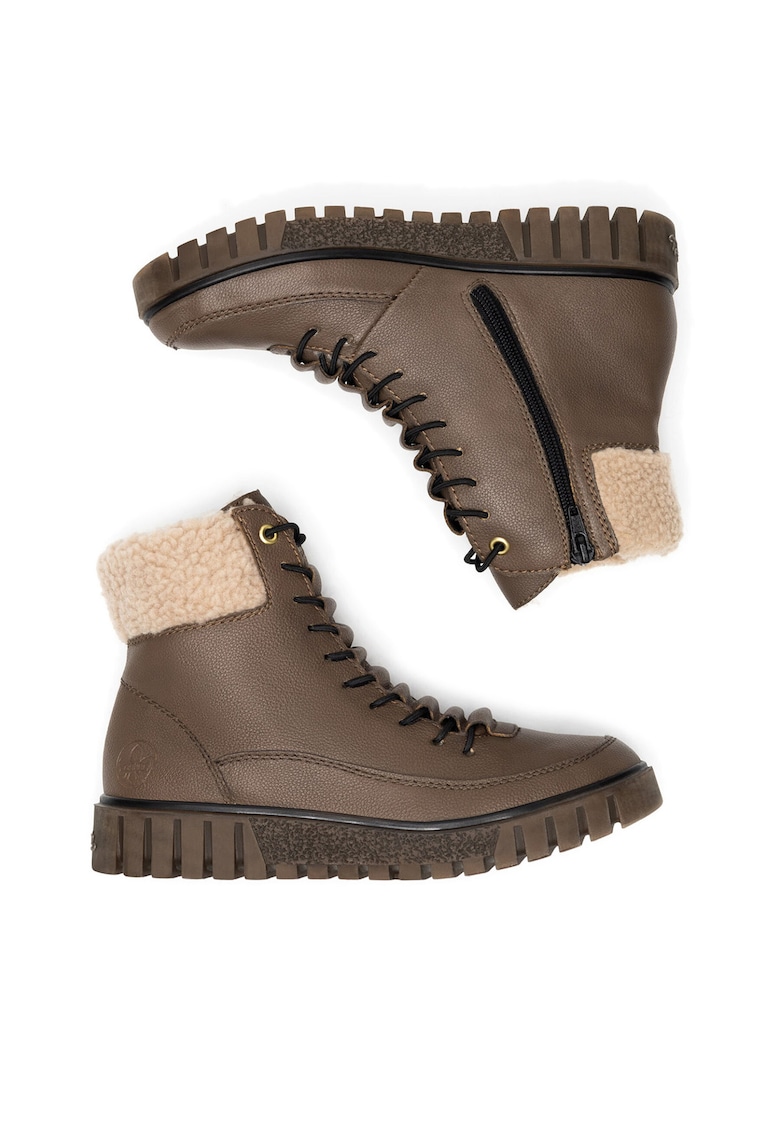 Botine dama - Bej - Textil Y3465-24