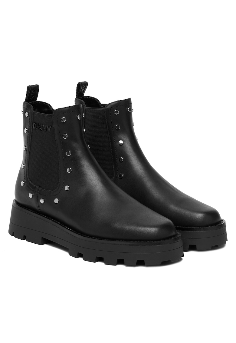 Botine dama K4534178 - Negru - Piele naturala