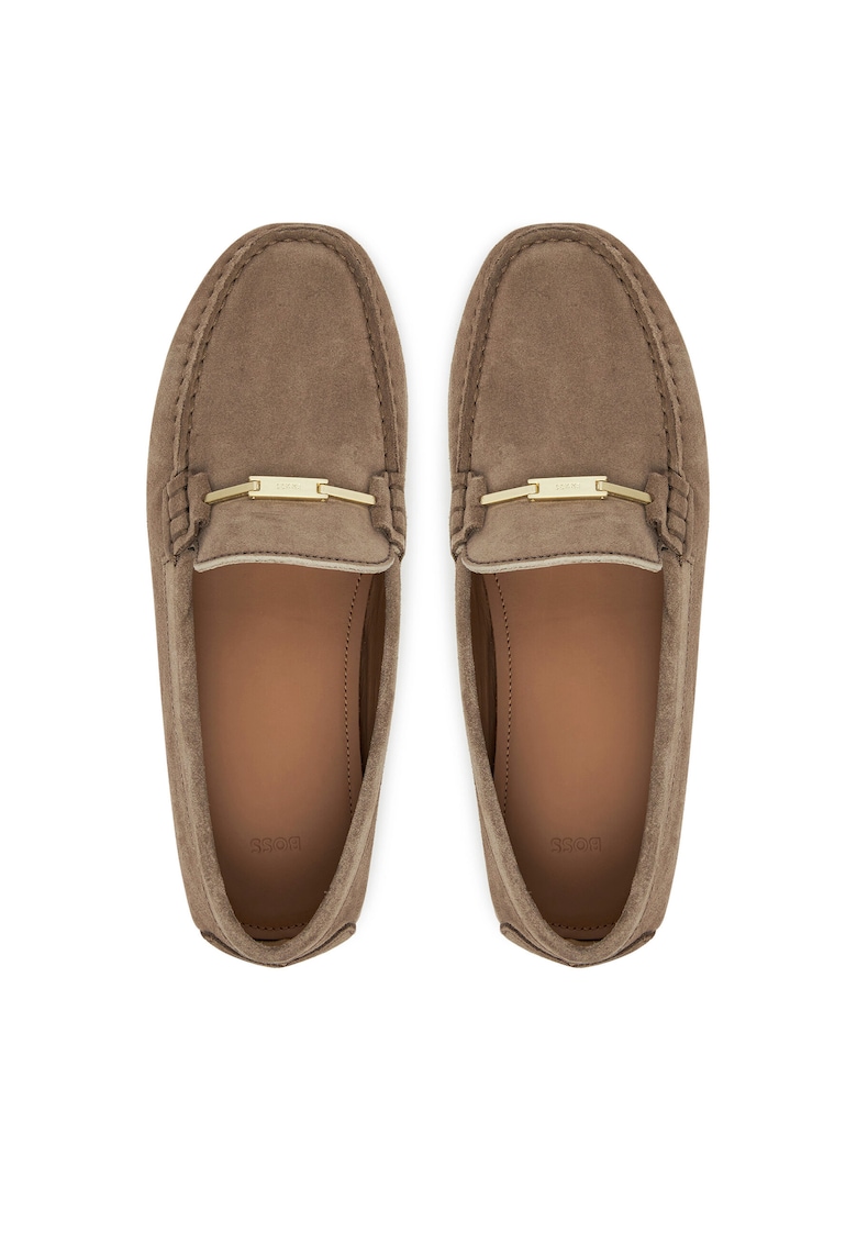 Mocasini dama model Open Brown 247 - piele naturala - culoare maro -