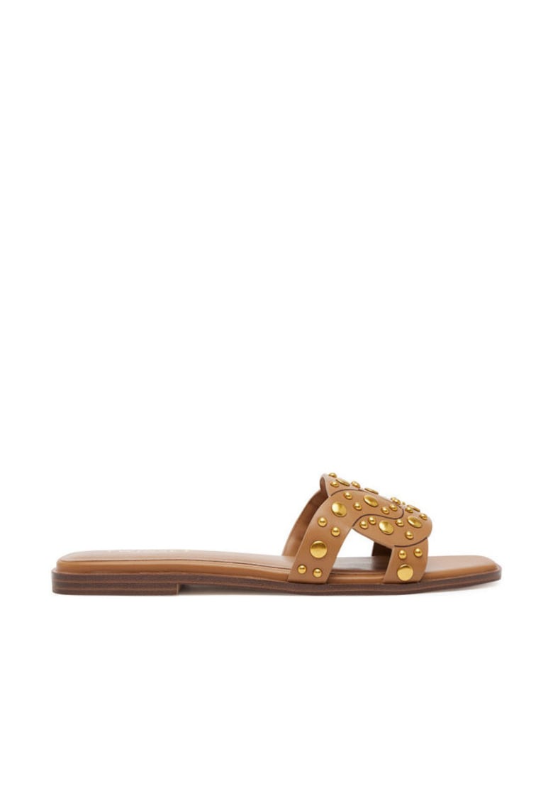dama - piele naturala - maro - Maro