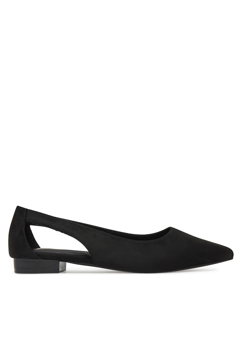 Balerini decupati dama - negru -