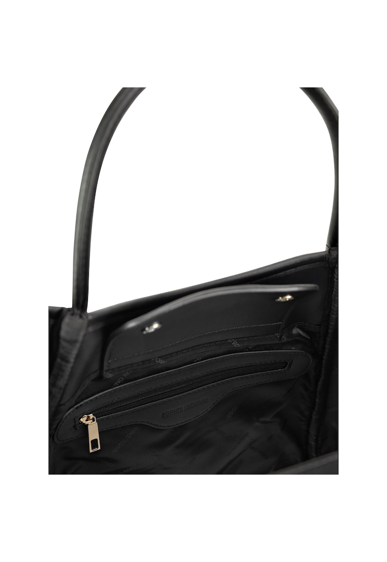 Gino Rossi Geanta dama model TYLO-11 - neagra si bej - din material sintetic