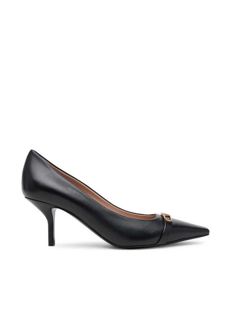 Pantofi dama - cu toc - piele naturala - negru
