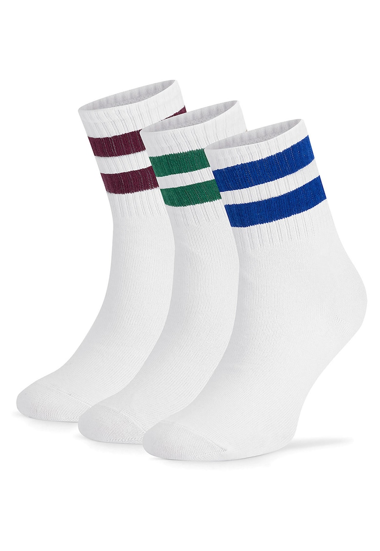Sosete dama - alb - set 3 bucati