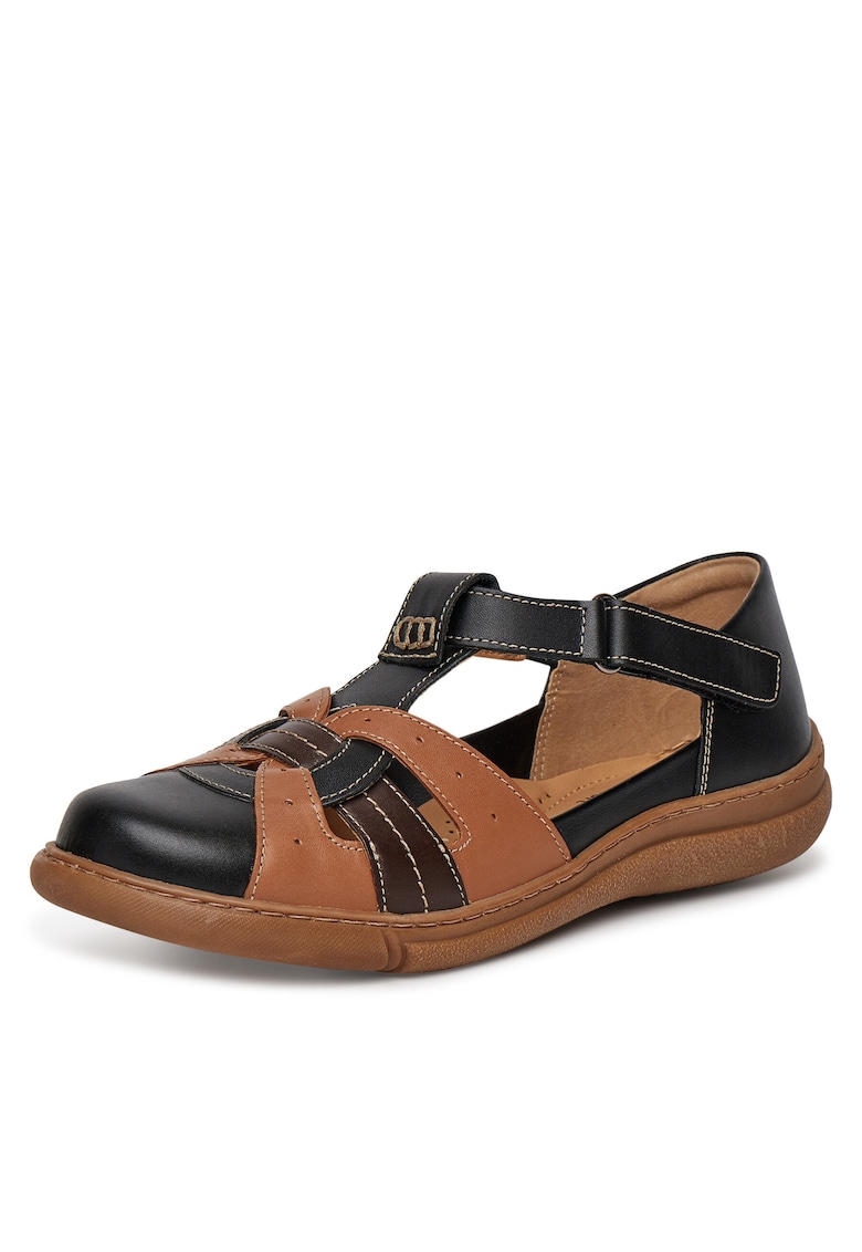 Sandale dama piele de calitate - Maro