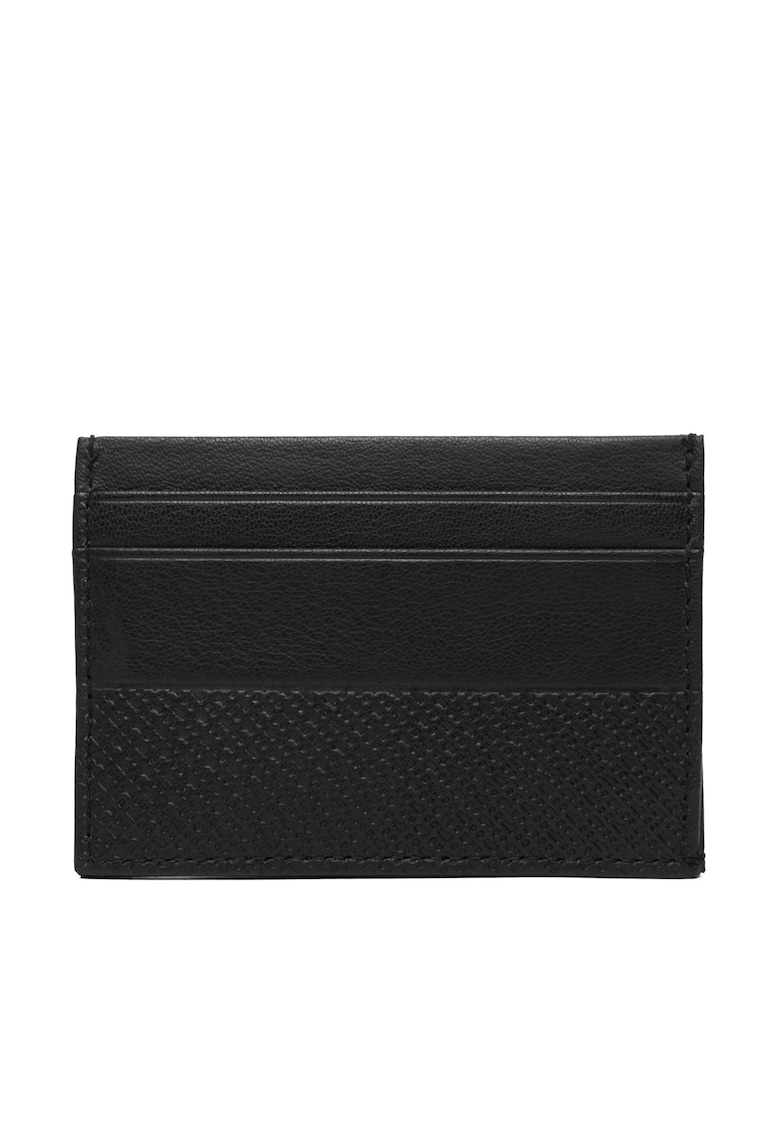 Portofel barbati set cadou - piele naturala - negru
