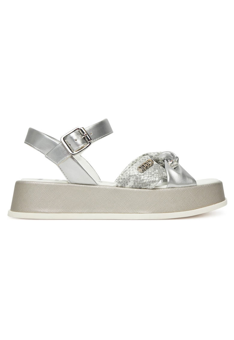 Sandale dama - Silver 00532 - Piele ecologica - Argintiu