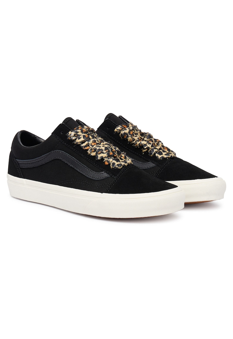 Tenisi unisex Old Skool - piele naturala - negru