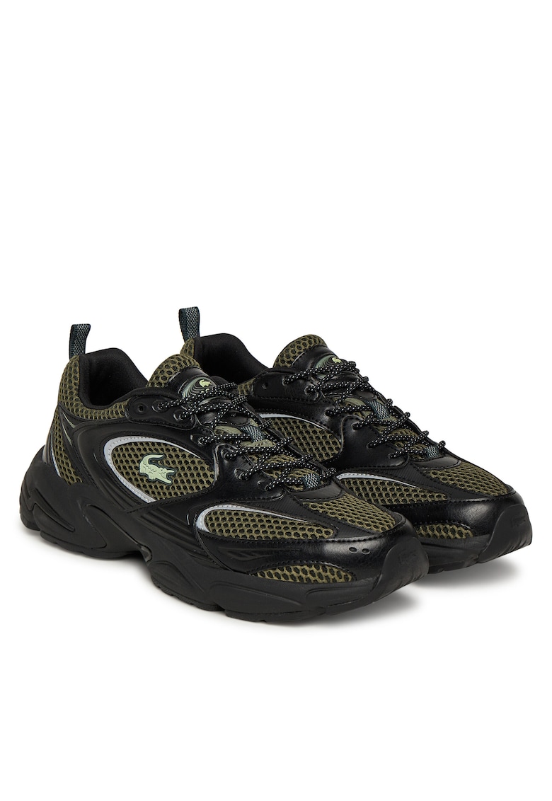 Pantofi sport dama 7-50SFA0 - negru/verde - tesatura
