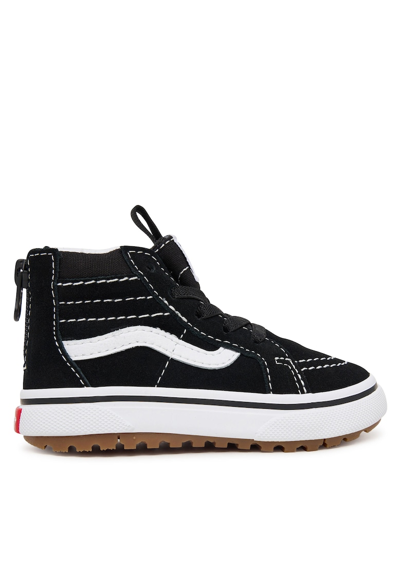 Pantofi copii - MTE SK8-Hi Zip - piele naturala - negru/alb