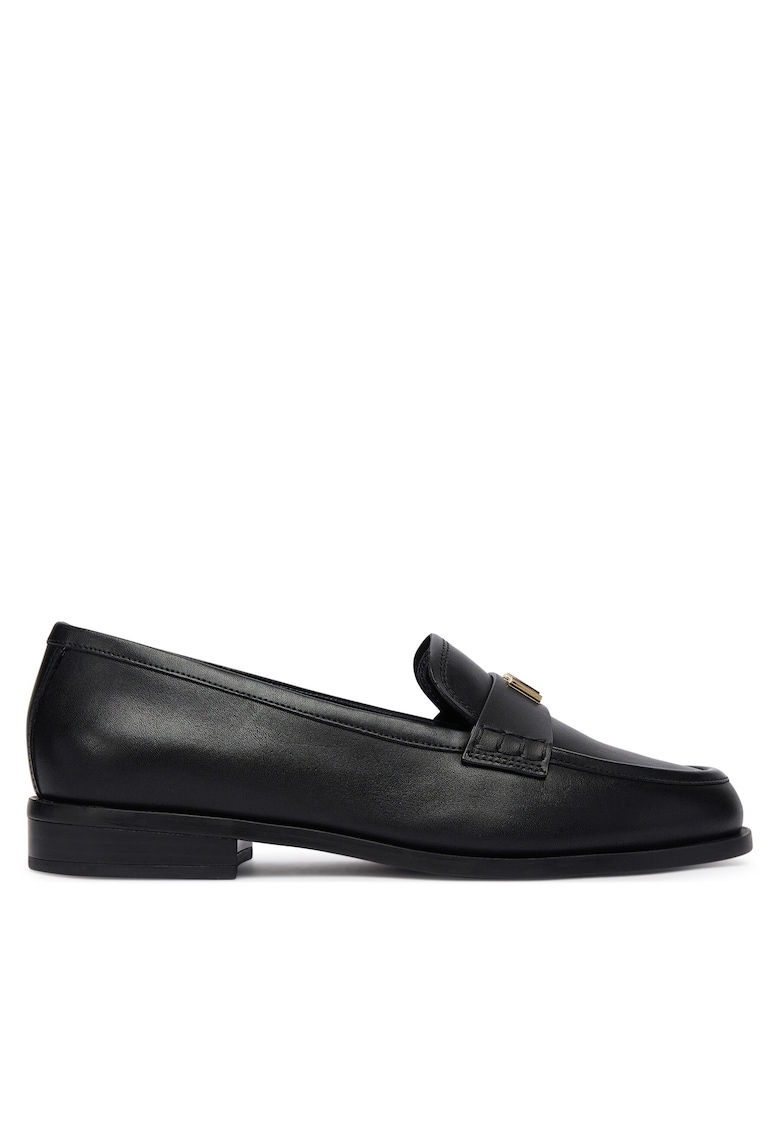 Mocasini piele naturala negru - Negru
