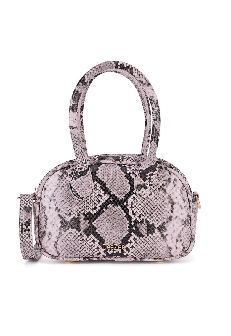 Geanta dama roz - model DZE-S-019-07 - material sintetic