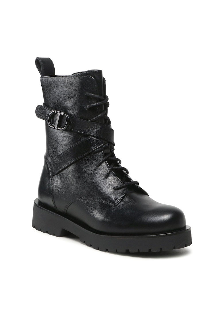 Ghete dama piele naturala - negru -