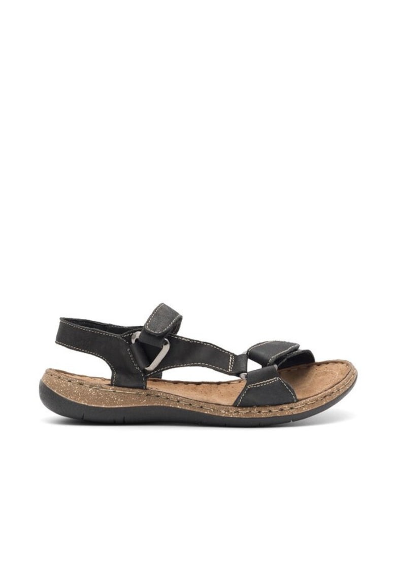 Sandale dama piele naturala - negru - model WI23-4773-05 -