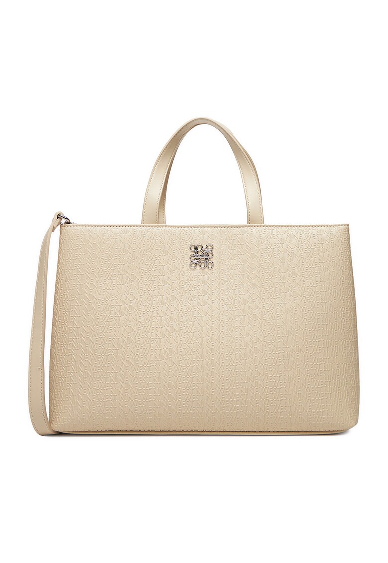 Geanta dama CEO-HAMPSHIRE-III-LD - ecru - din tesatura