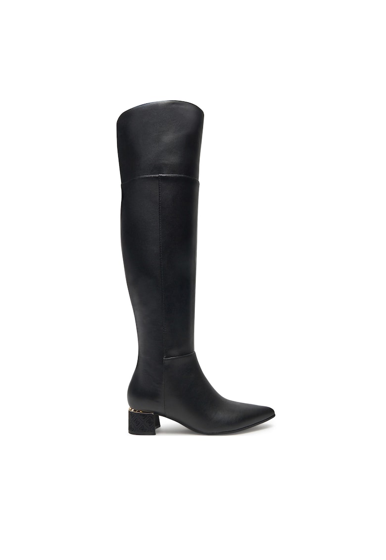Guess Cizme dama Lucie2 - piele ecologica - negru
