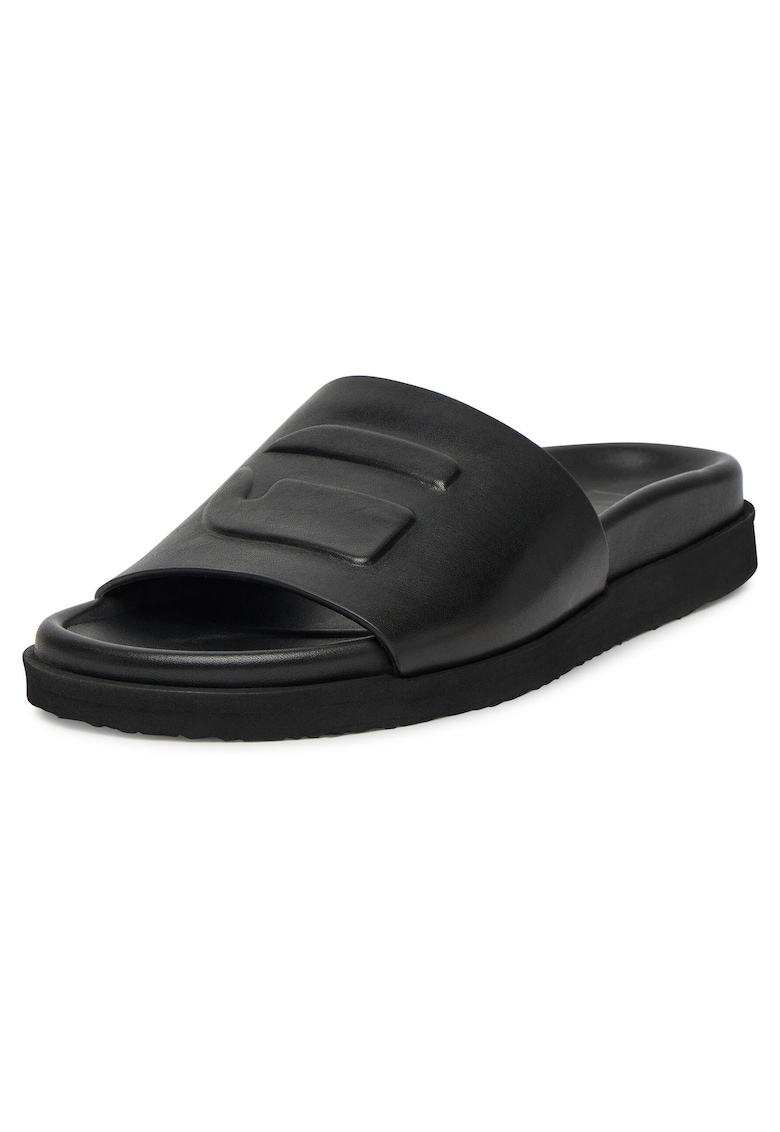 Slapi dama - CARLA-25SS496 - negru - piele naturala