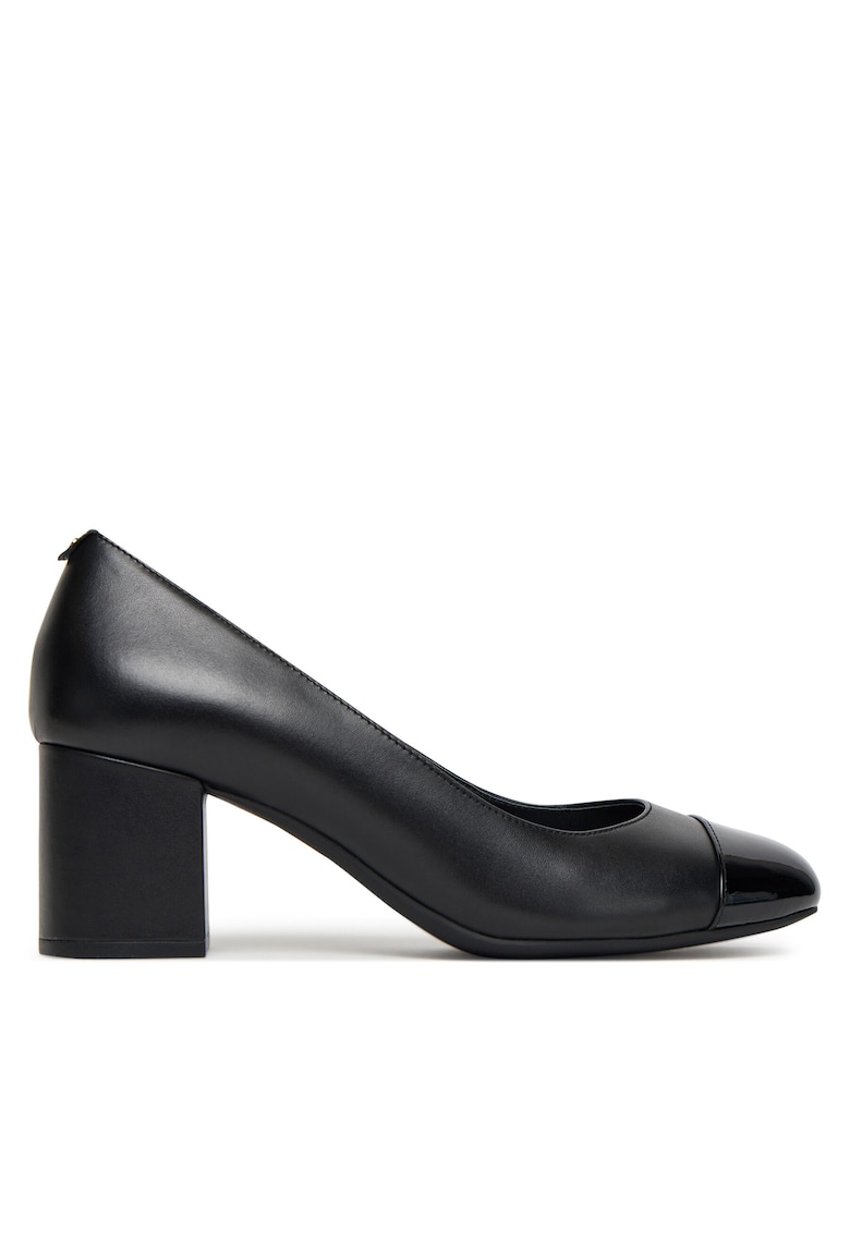 Pantofi dama - toc - piele naturala - negru