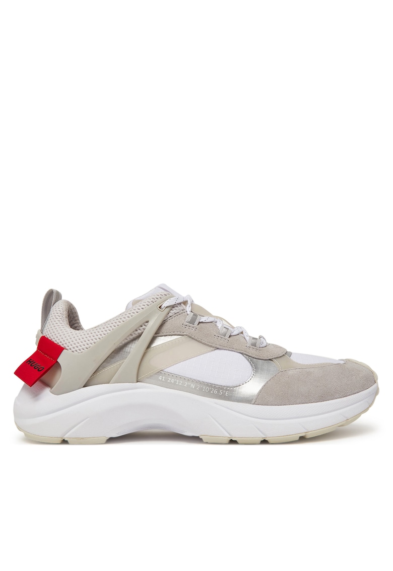 Tenisi barbati Open White - gri - textil -