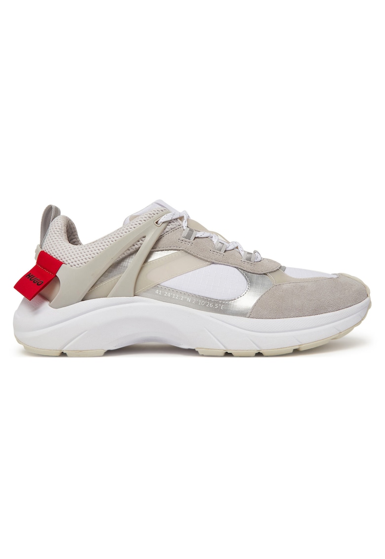Tenisi barbati Open White - gri - textil -