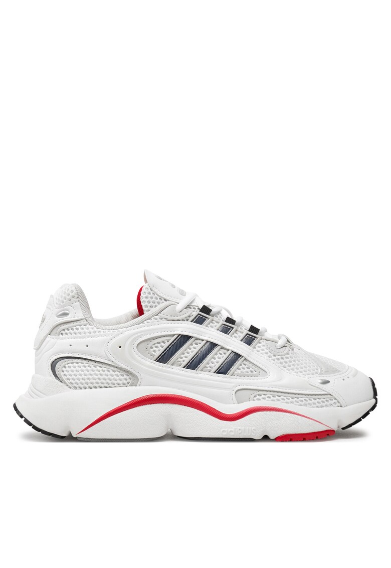 Pantofi sport - Ozmillen - alb/negru - material textil
