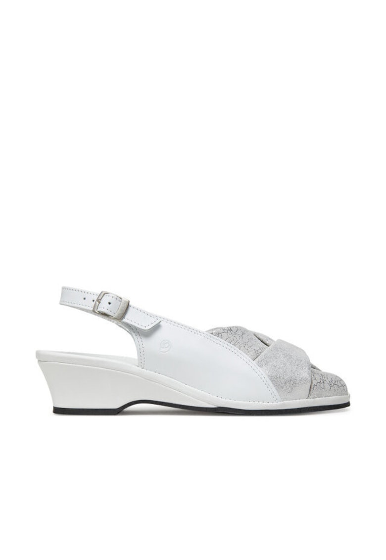 Sandale dama - model Weiss - piele naturala - alb