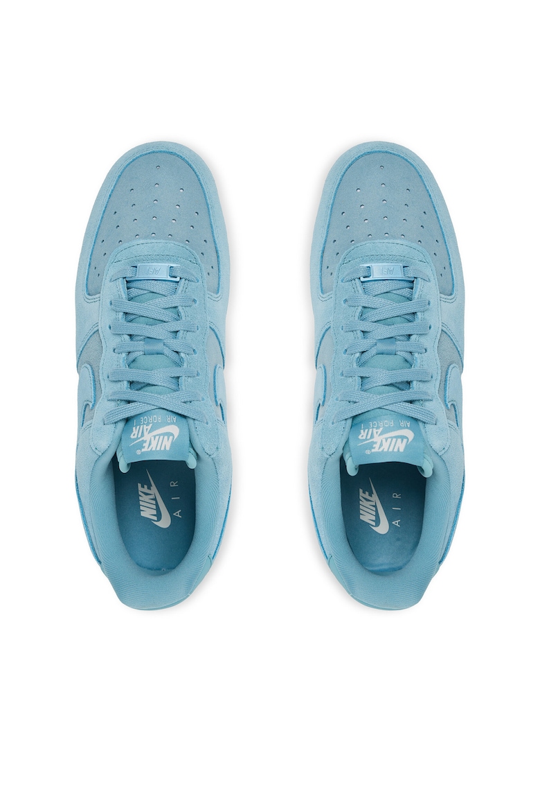 Adidasi Air Force 1 '07 - albastru - piele naturala