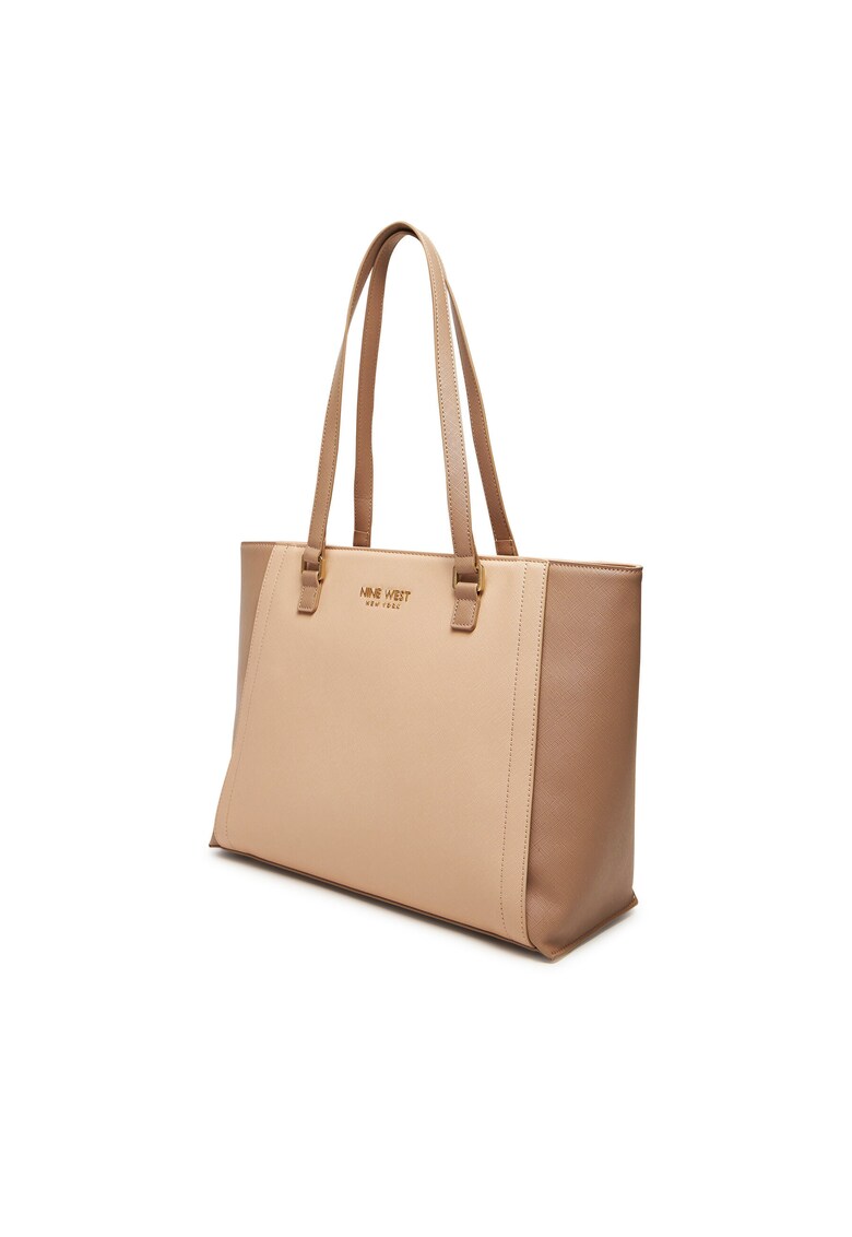 Geanta dama CEO-Midtown Maven-LX - bej - din tesatura