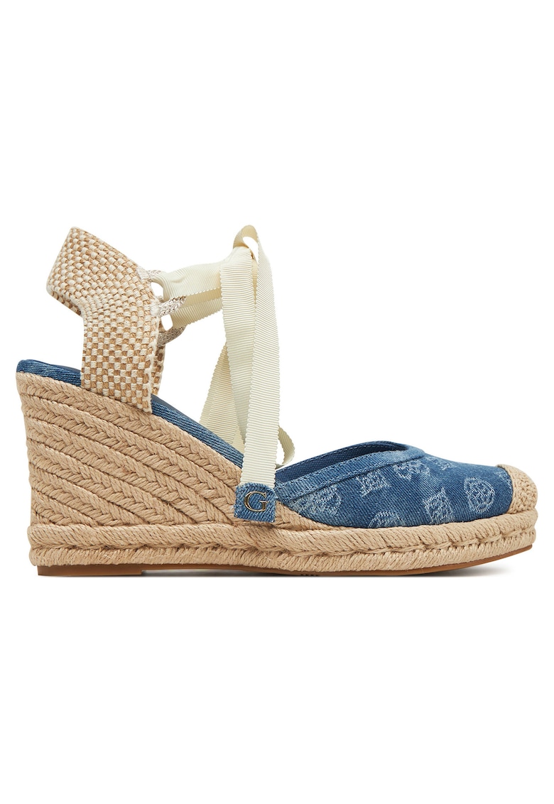 Espadrile dama - albastru - piele ecologica