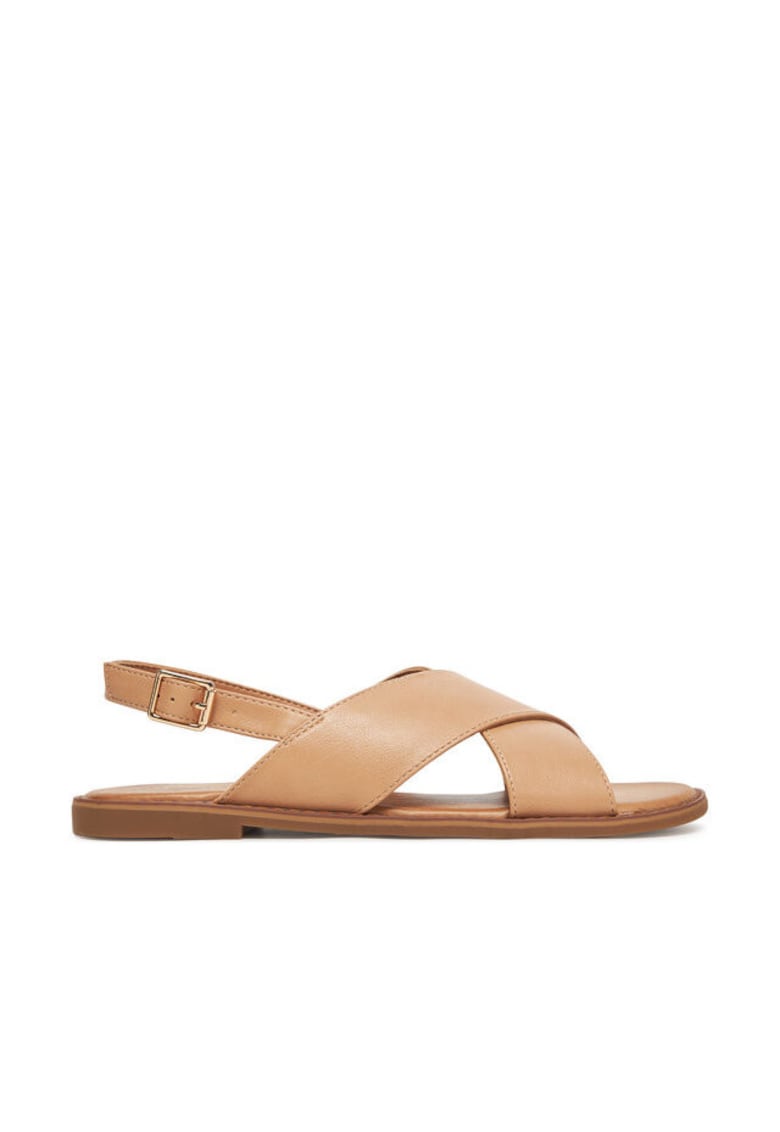 Sandale dama - model WS5551-10 - bej - tesatura -