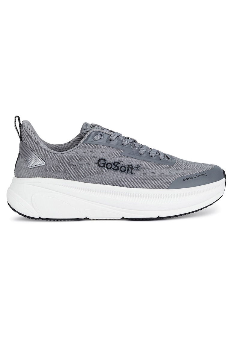 Pantofi sport barbati gri - tesatura