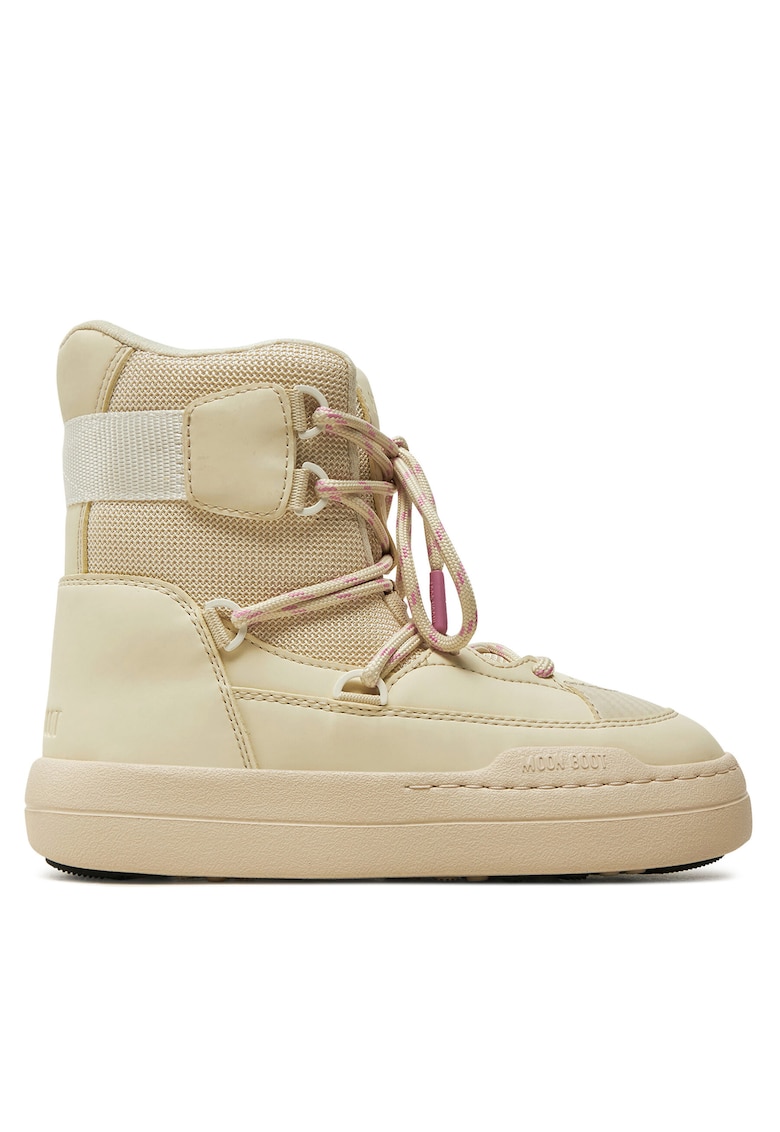 Ghete dama Park Sneaker Boot 80 - crem - piele ecologica