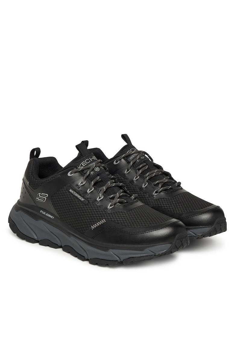 Bocanci sport barbati D'Lux Journey - negru - textil