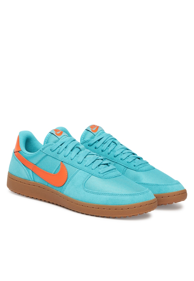 Pantofi sport barbati Dusty Cactus/Safety Orange - fitness - textil - albastru