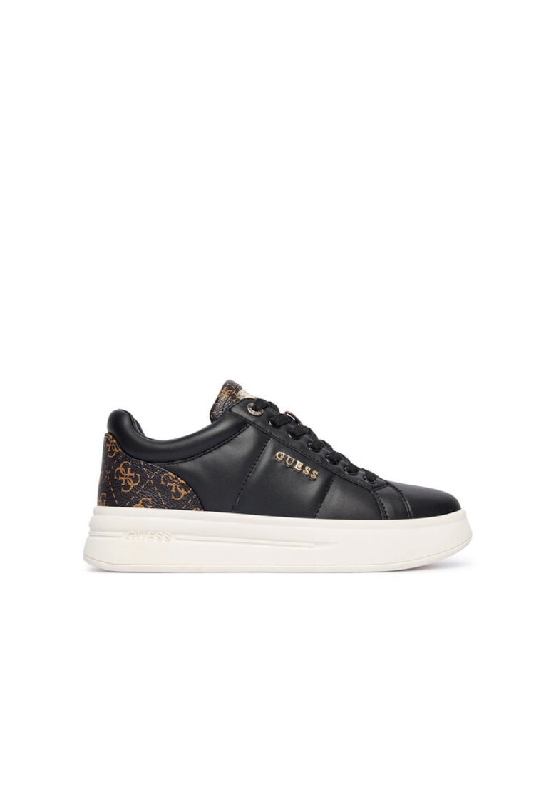 Pantofi sport dama piele naturala - negru - model BLKBR FLFWLL