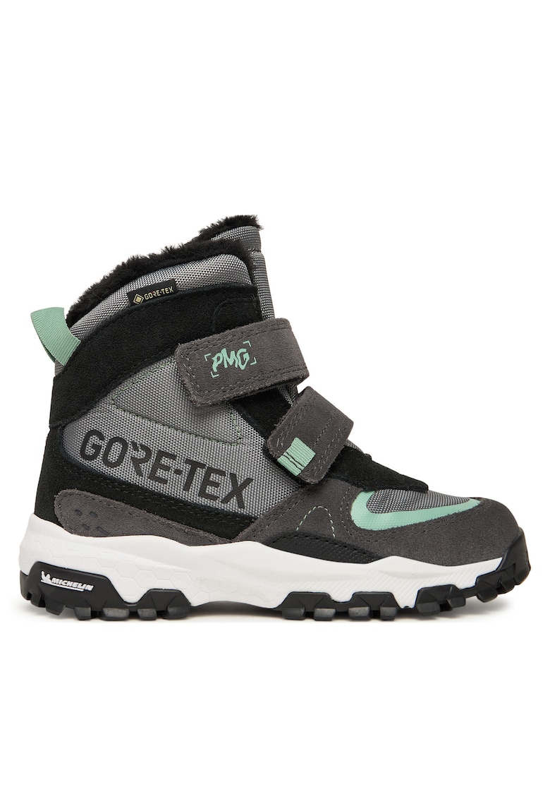 Ghete sport baieti din piele naturala - multicolor