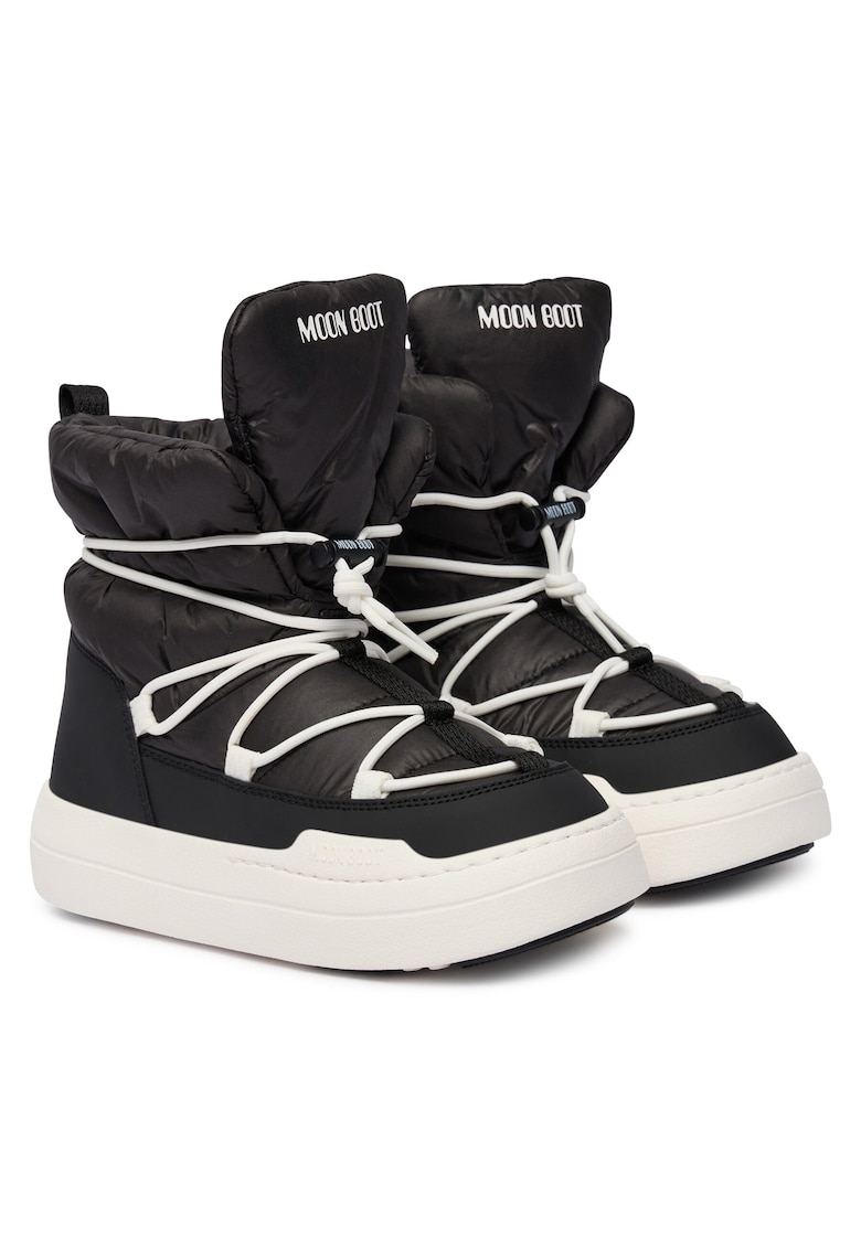 Cizme de zapada Fete - negru - material sintetic -