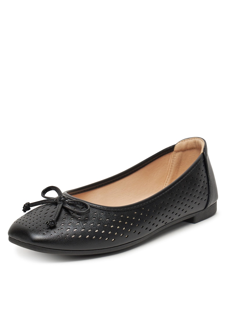 Balerini - Textil - Negru