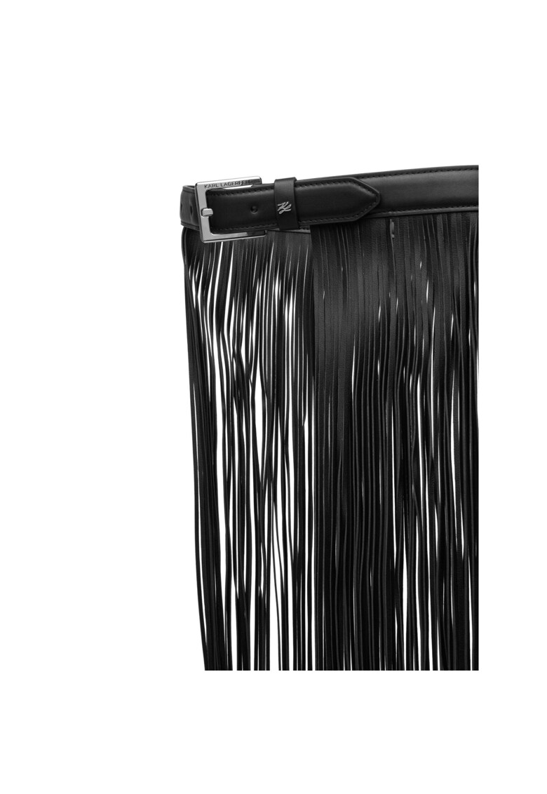 Piele ecologica Black 999 Curea pentru femei Karl Lagerfeld Black 999 B1W33048 dama