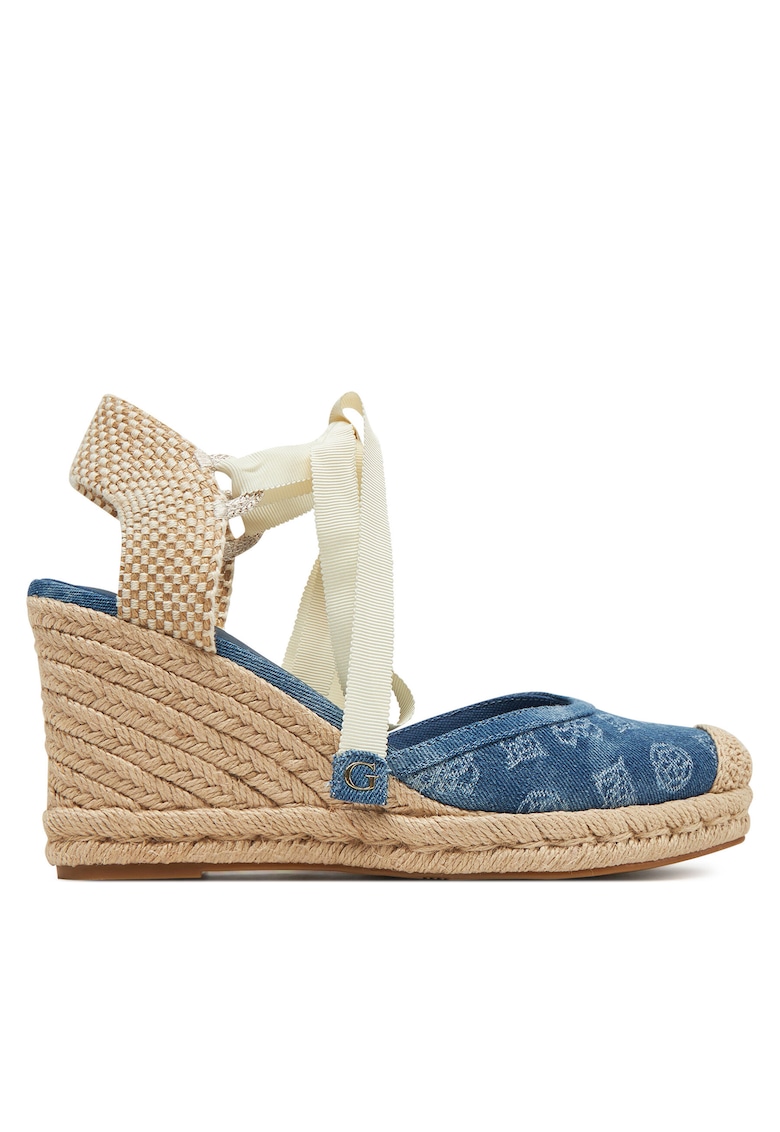 Espadrile dama - albastru - piele ecologica