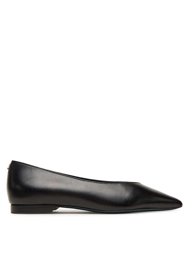 Balerini dama - piele naturala - negru