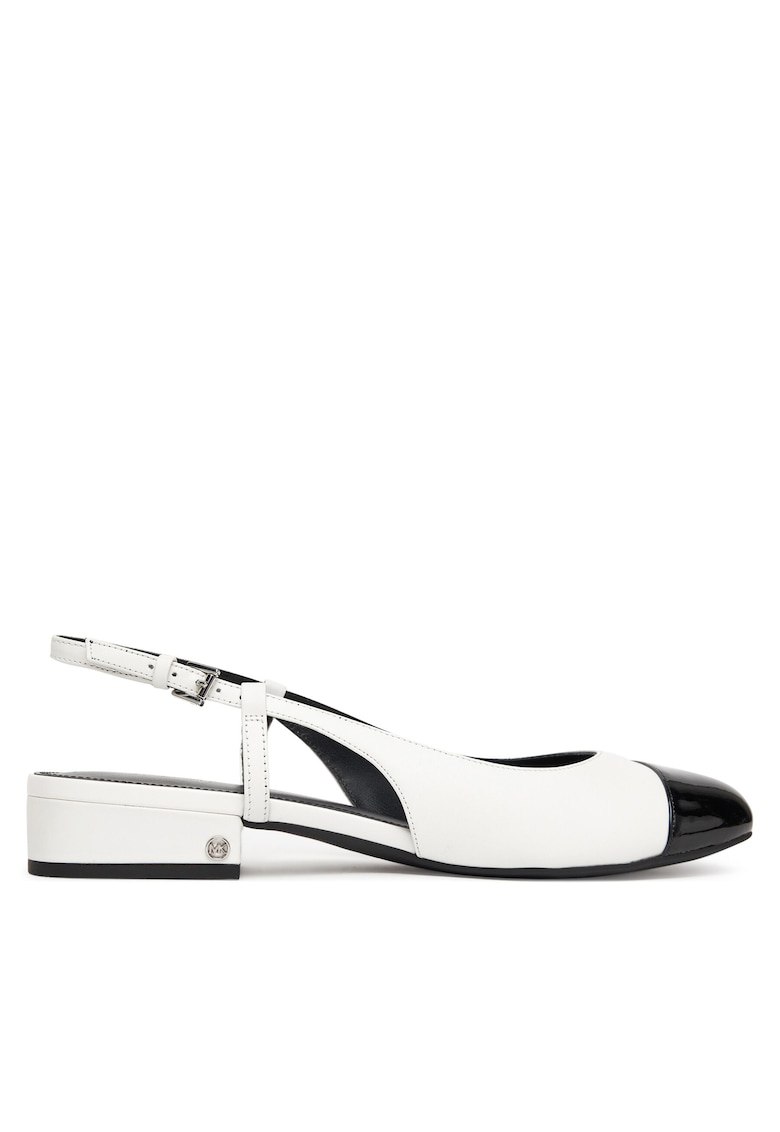Michael Michael Kors Balerini dama - piele naturala - alb/negru