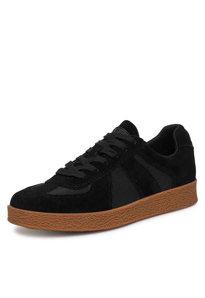 Tenisi dama - DJF385-1 - negru - piele naturala