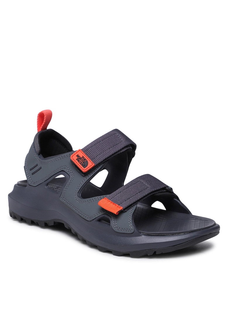 Sandale barbati Hedgehog Asphalt Grey/Retro Orange - piele naturala
