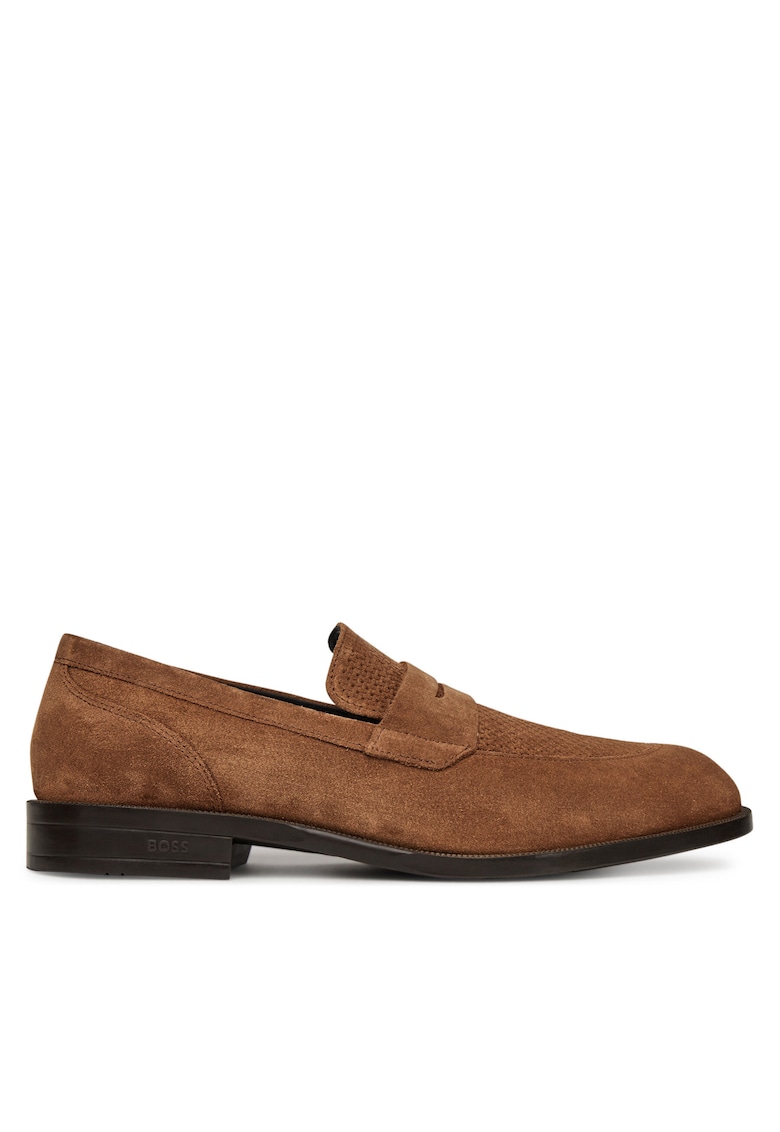 Mocasini barbati - piele naturala - maro