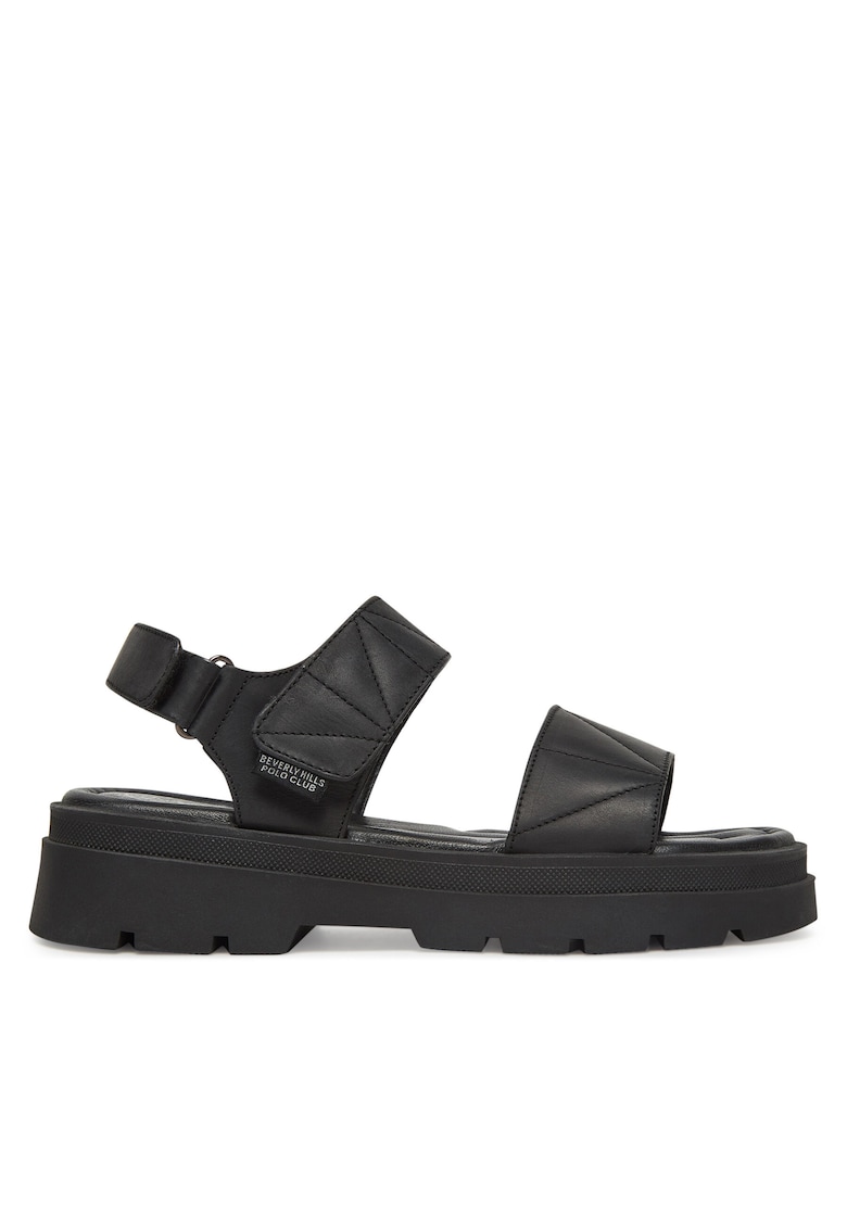Sandale dama - piele naturala - design elegant - Negru