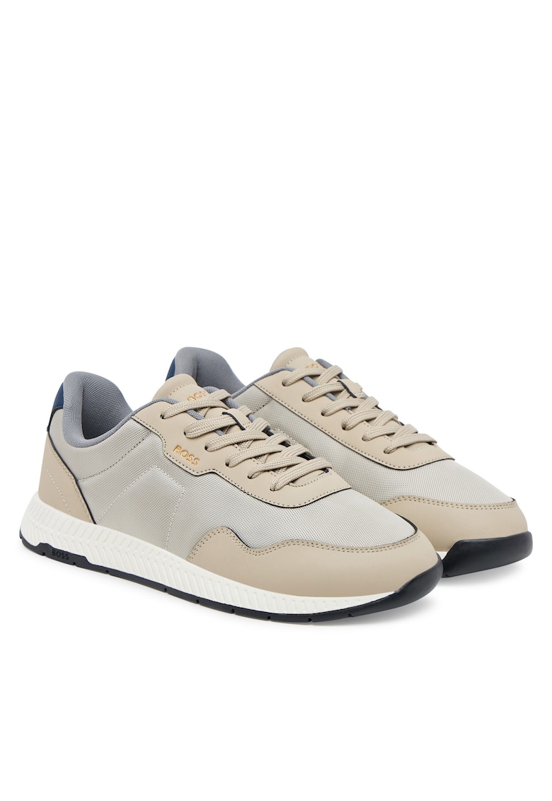 Tenisi barbati model 264 - gri/bej - textil