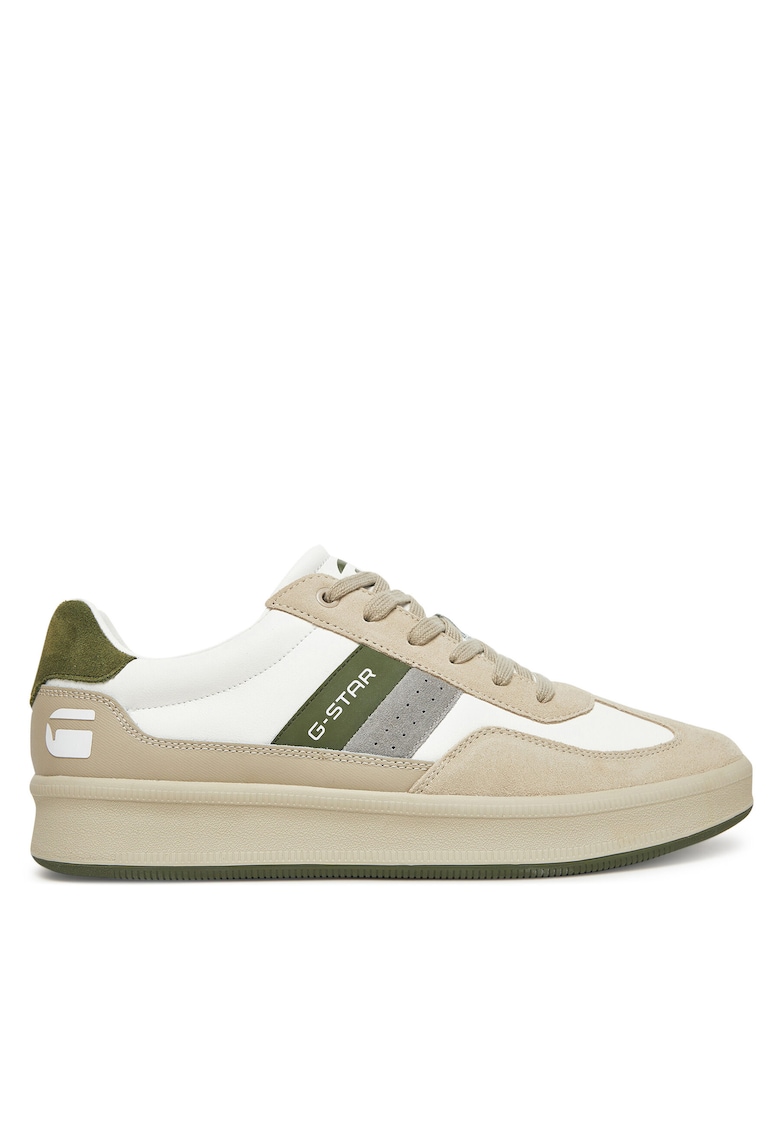 Tenisi barbati - CARTER-01-WE - alb - piele naturala