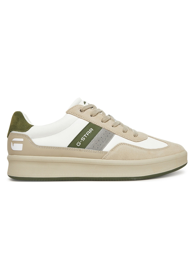 Tenisi barbati - CARTER-01-WE - alb - piele naturala